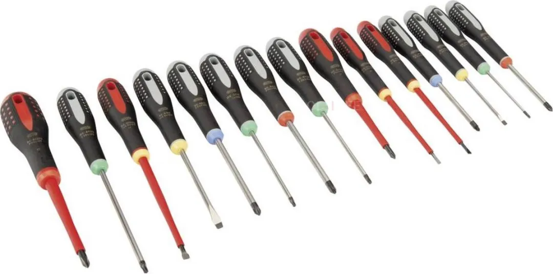 Bahco ERGO BE-9877 Schroevendraaierset 15-delig - PZ/SL/PH/T 0.5-5.5mm