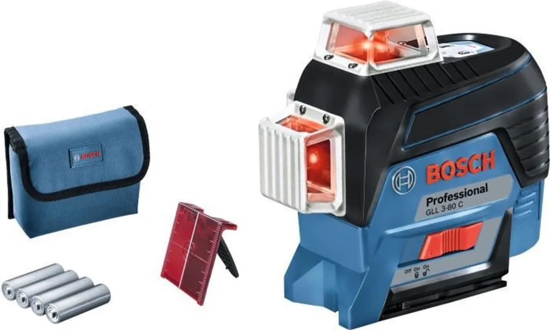 Bosch Professional GLL 3-80 C Lijnlaser - Blauw/Zwart