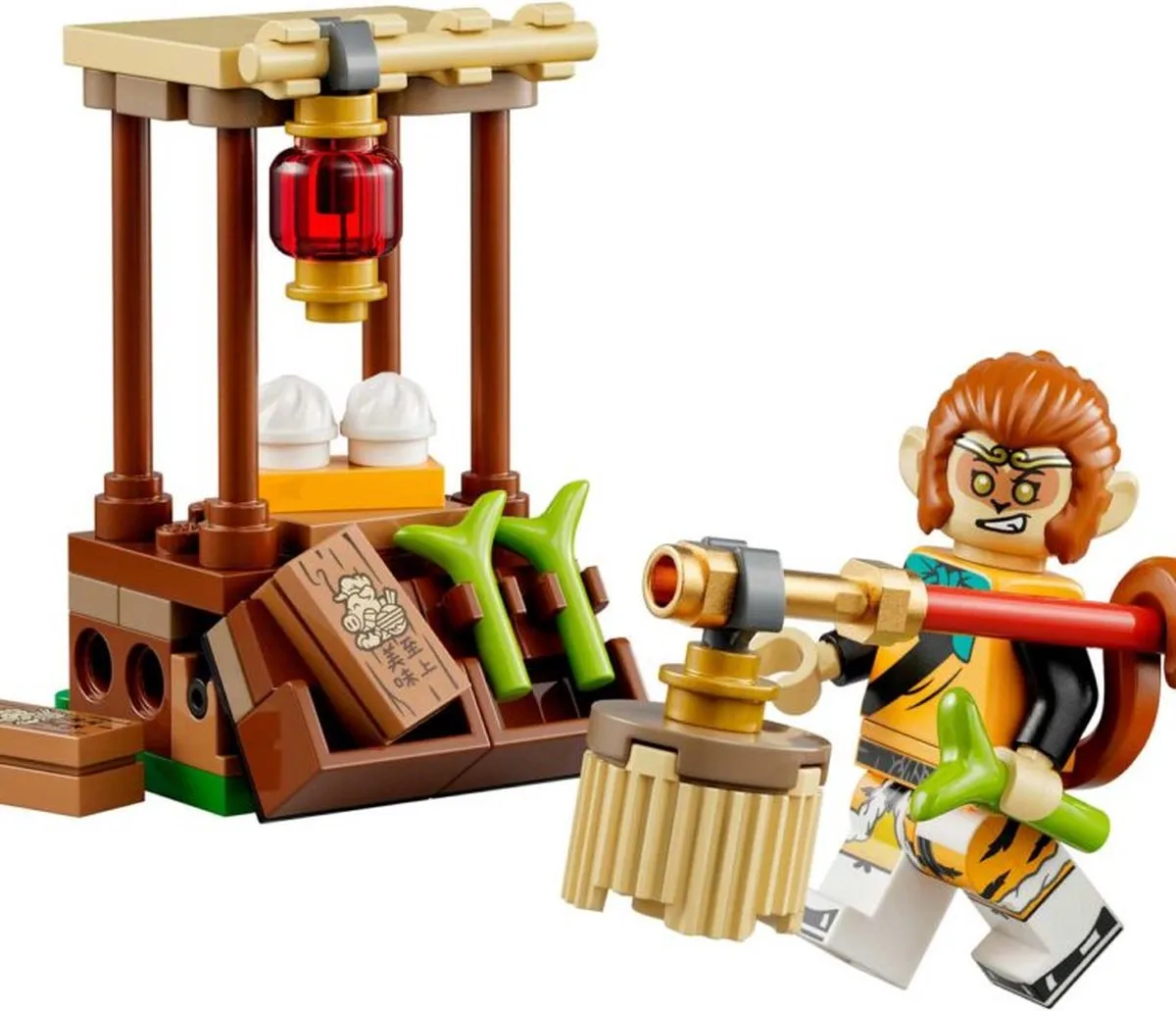 LEGO Monkie Kid Monkey King Marketplace 61 Stuks - 1 Minifiguur - Multicolor