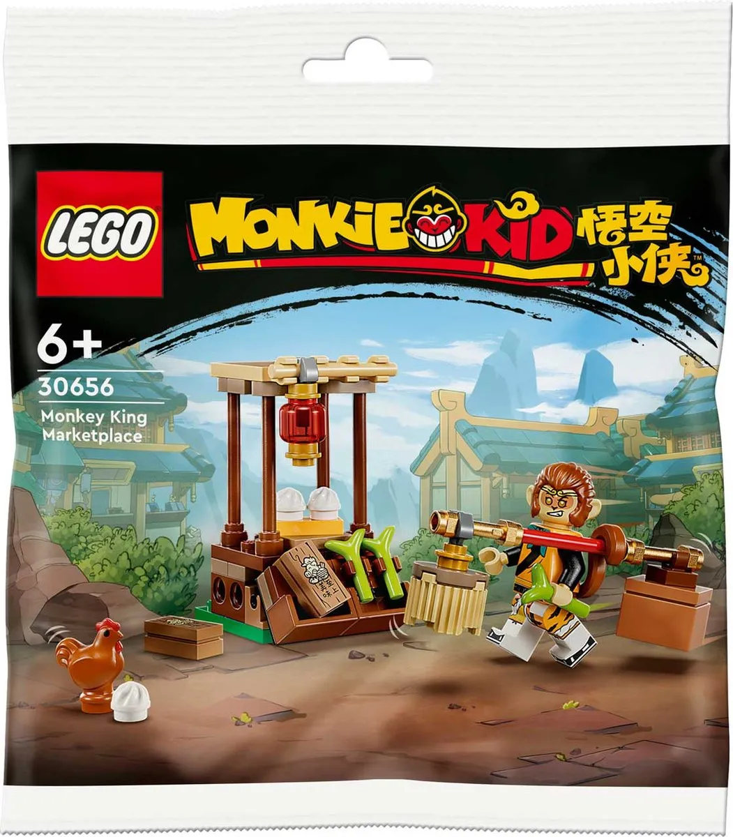 LEGO Monkie Kid Monkey King Marketplace 61 Stuks - 1 Minifiguur - Multicolor