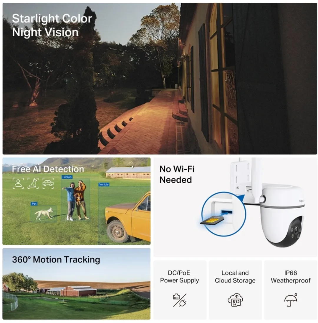 TP-Link TC40GW IP Camera - 1080p - Wit - afbeelding 6 van 6