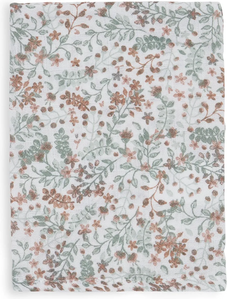 Jollein - Baby Hydrofiel Washandje Bloom - Katoen - 3 Stuks - 15x70cm