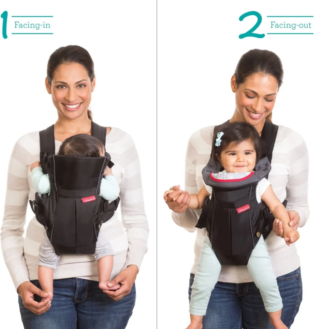 Infantino Swift Draagzak BK-300204 - Zwart - afbeelding 6 van 6