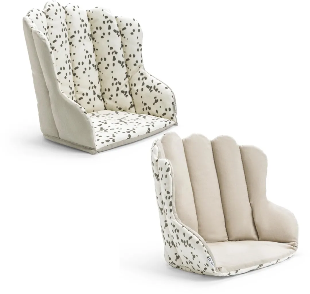 Elodie GRACE kinderstoel kussen - kinderstoel kussen - Kinderstoel bekleding - Kinderstoel - Omkeerbaar zitkussen - Dalmatain Dots