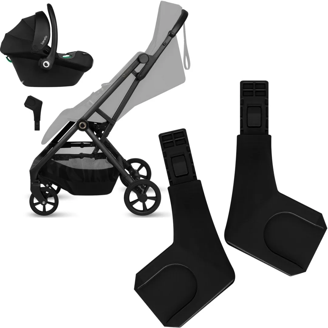 Lionelo Tansi Autostoeladapters - Kinderwagenframe - Zwart