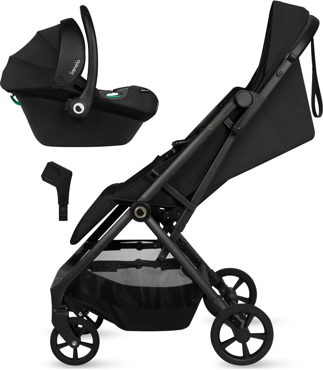 Lionelo Tansi Autostoeladapters - Kinderwagenframe - Zwart