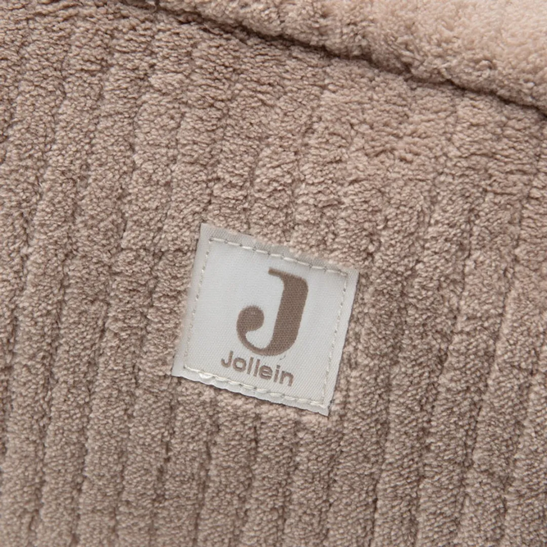 Jollein Luieretui Cloudy Rib - Milky Coffee - afbeelding 6 van 6