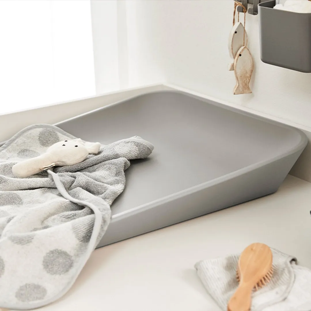 Leander Matty Aankleedkussen - Pearl Grey