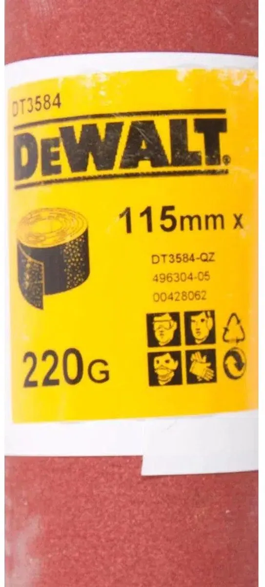 DeWalt DT3584 P220 Schuurpapierrol 5m x 115mm