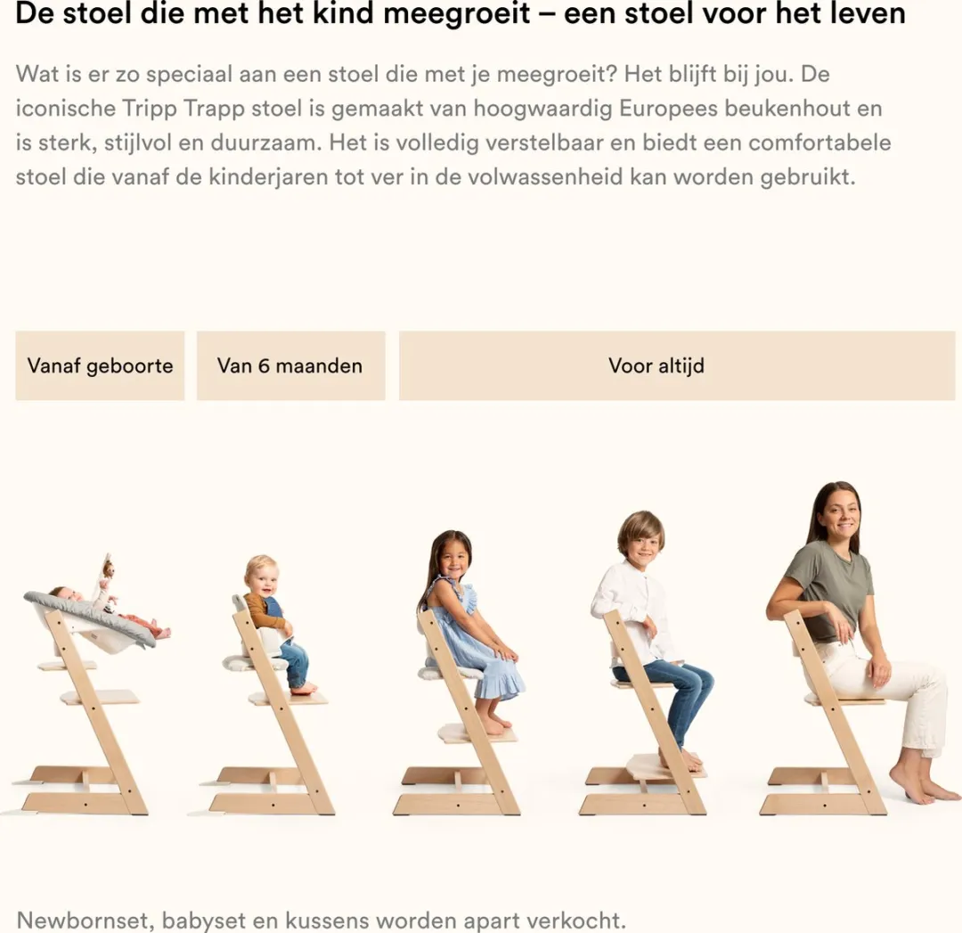 Stokke Tripp Trapp Kinderstoel - Zwart