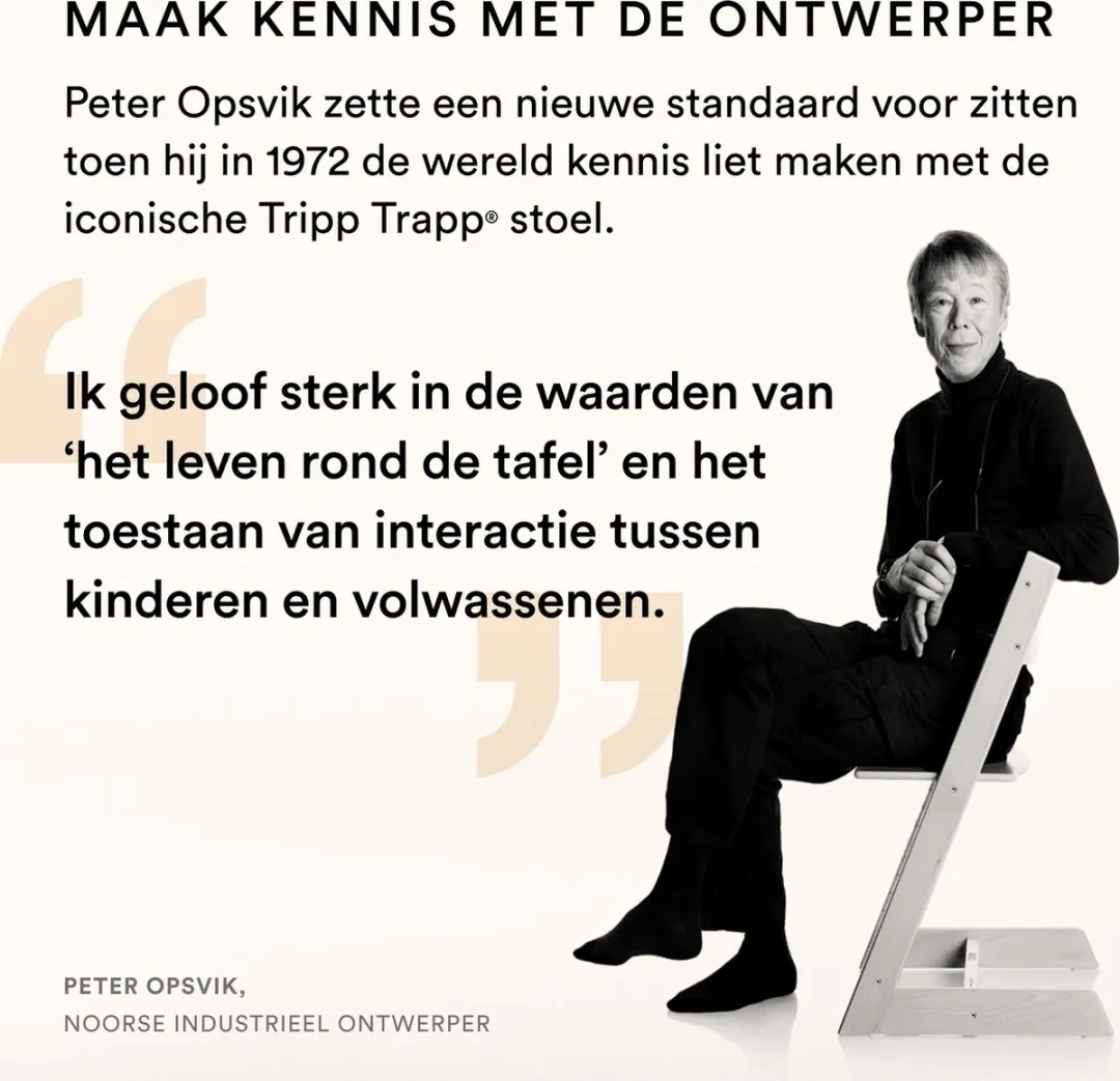 Stokke Tripp Trapp Kinderstoel - Zwart