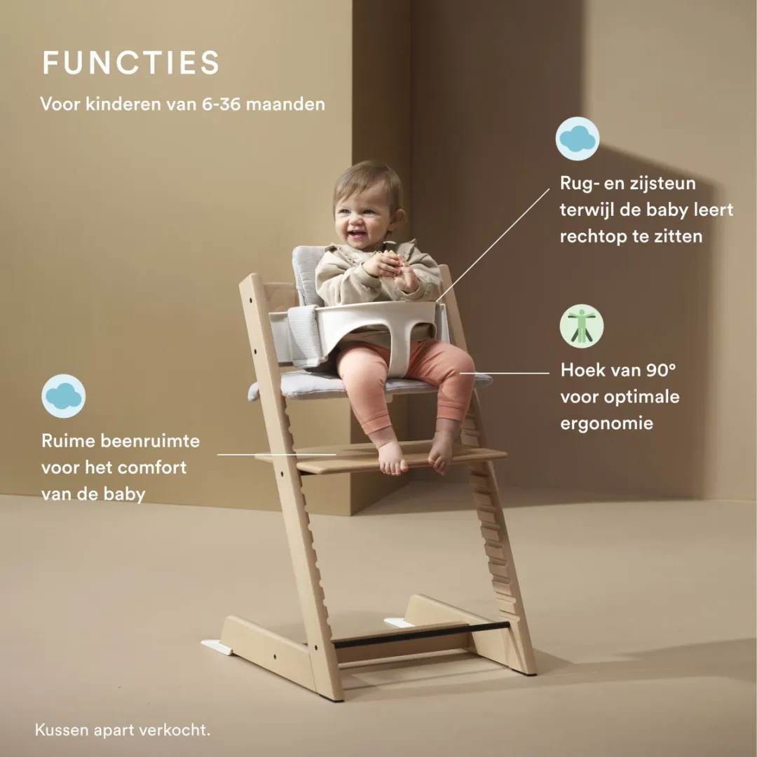 Stokke Tripp Trapp Kinderstoel Black - Babyset2