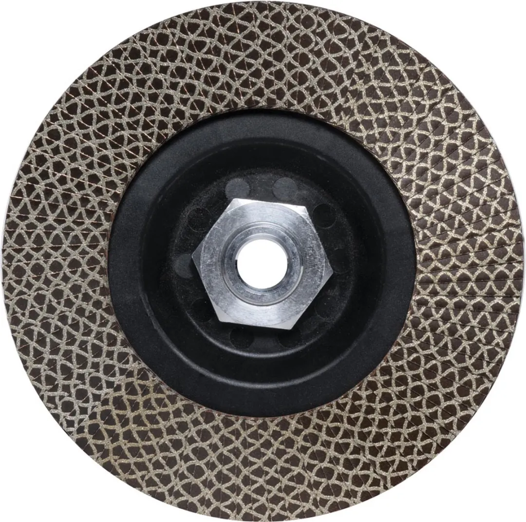 Rubi Flap Disc Diamant Lamellenschijf 125mm Korrel 100/120 - Keramiek/Natuursteen