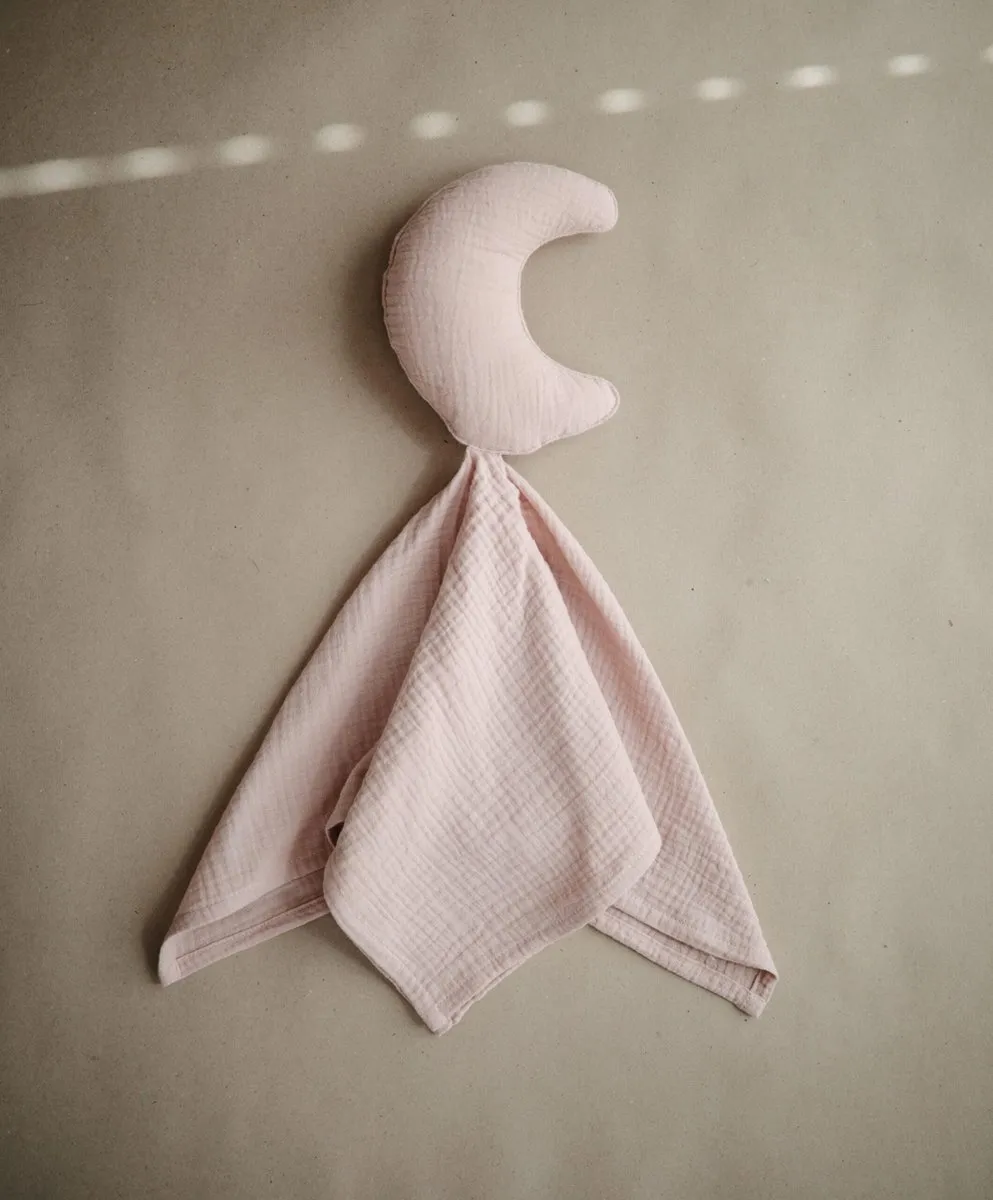 Mushie Lovey Blanket MOON Primrose