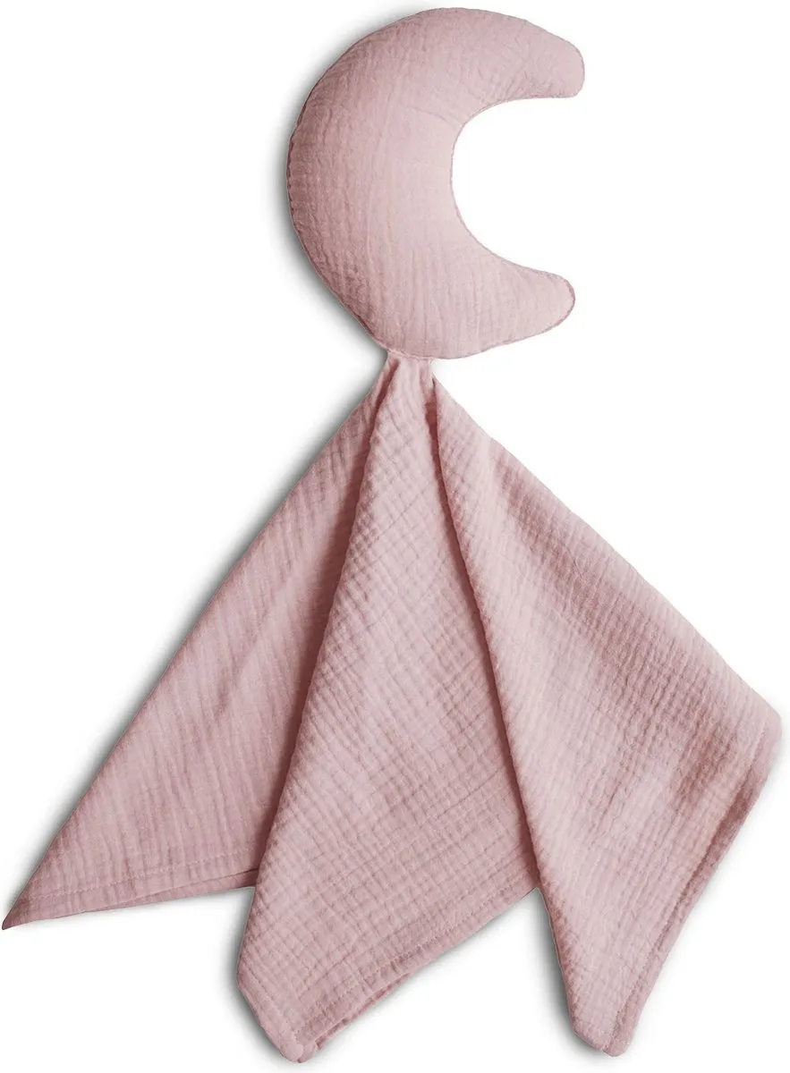 Mushie Lovey Blanket MOON Primrose