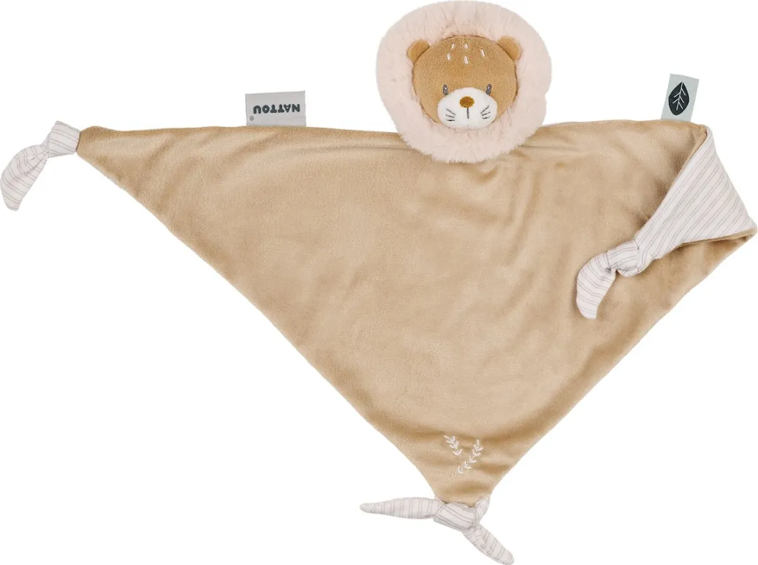 Nattou Ernest & Oli Maxi Knuffeldoekje Leeuw 62cm