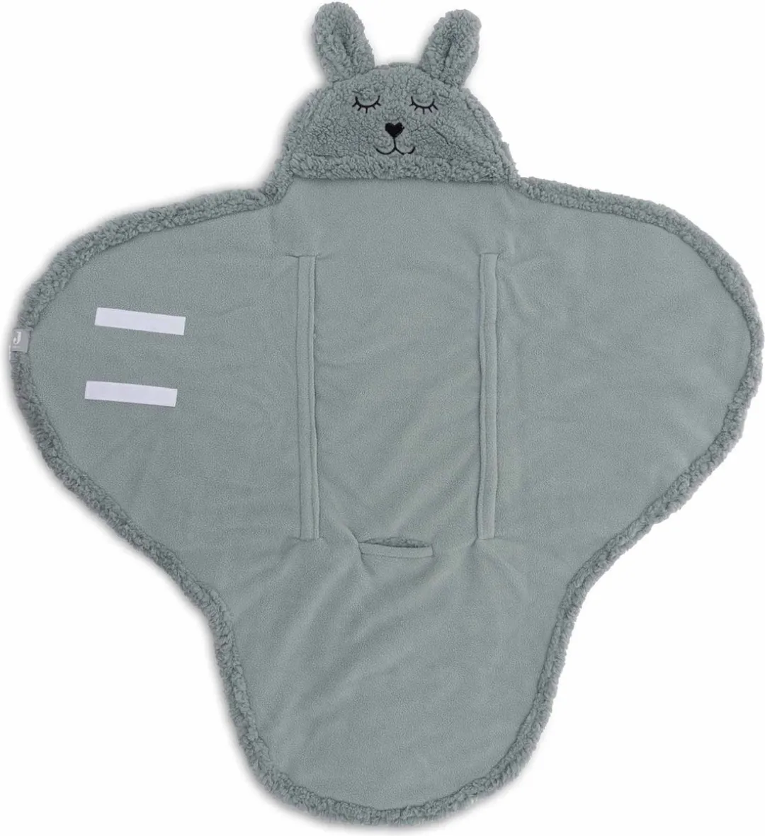 Jollein Baby Wikkeldeken Bunny Sea Green 100x105cm