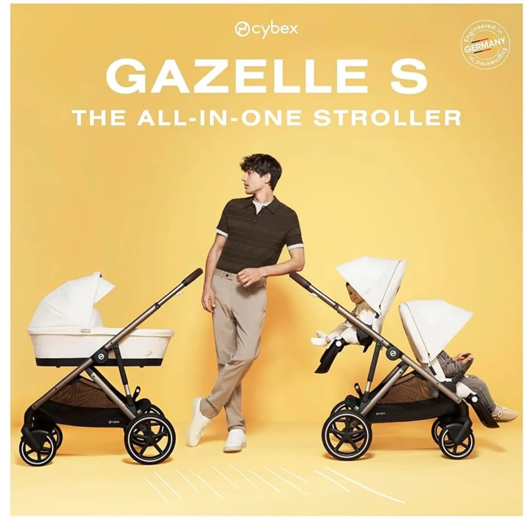 Cybex Gazelle S - Kinderwagen - Reiswieg - Stone Grey