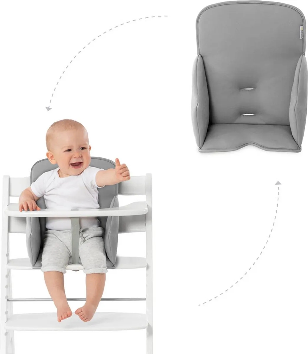 Hauck Alpha Cosy Comfort Stoelverkleiner - Kinderstoel - Grey - afbeelding 3 van 6