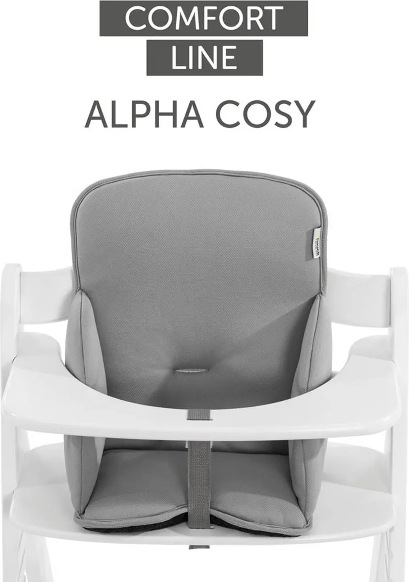 Hauck Alpha Cosy Comfort Stoelverkleiner - Kinderstoel - Grey - afbeelding 4 van 6