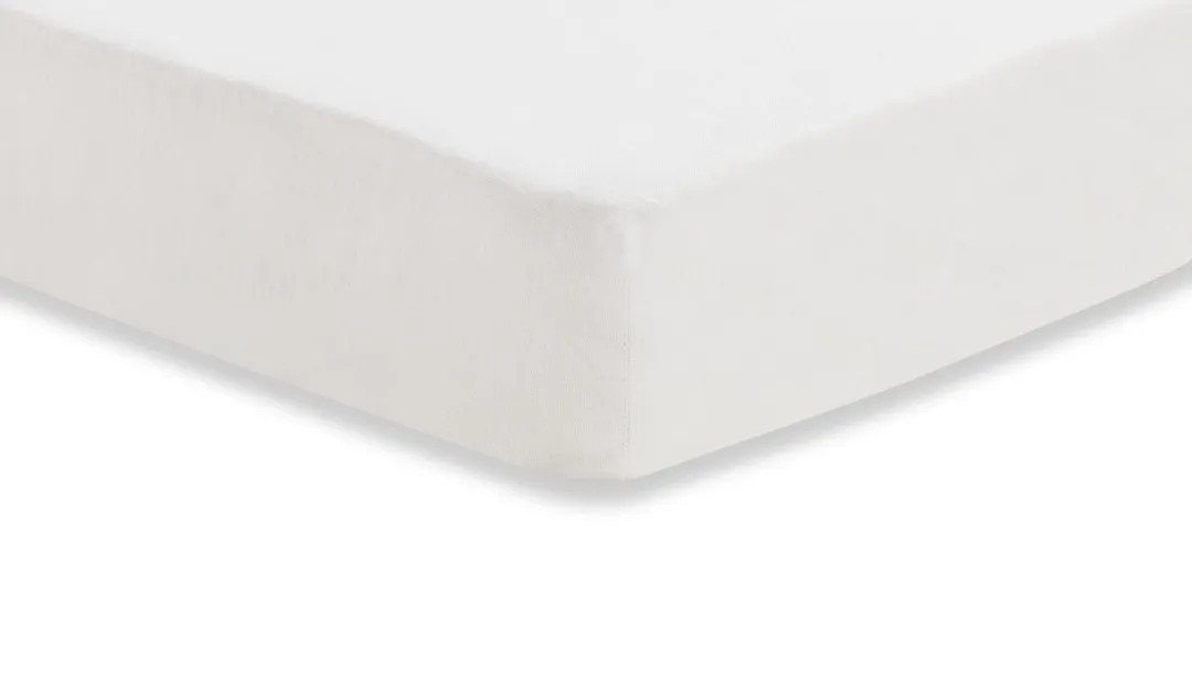 Jollein Baby Hoeslaken Ledikant 70x140cm - Wit Katoen
