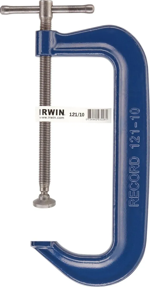 Irwin T12110 G-Klem 250mm - Blauw