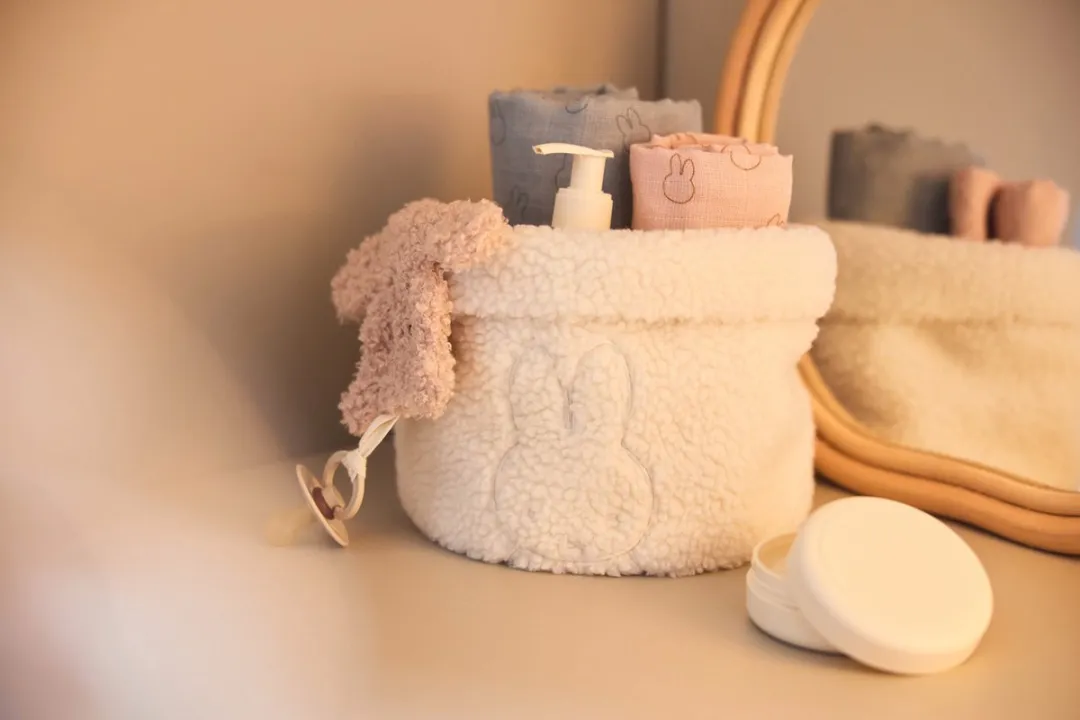 Jollein x Nijntje Commode Mandje Teddy Miffy Oatmeal
