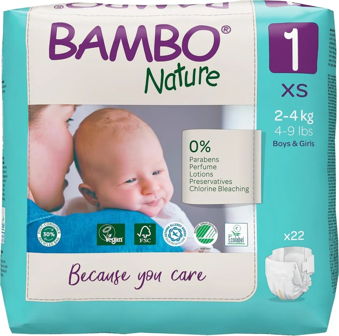 BAMBO Nature Babyluiers Maat 1