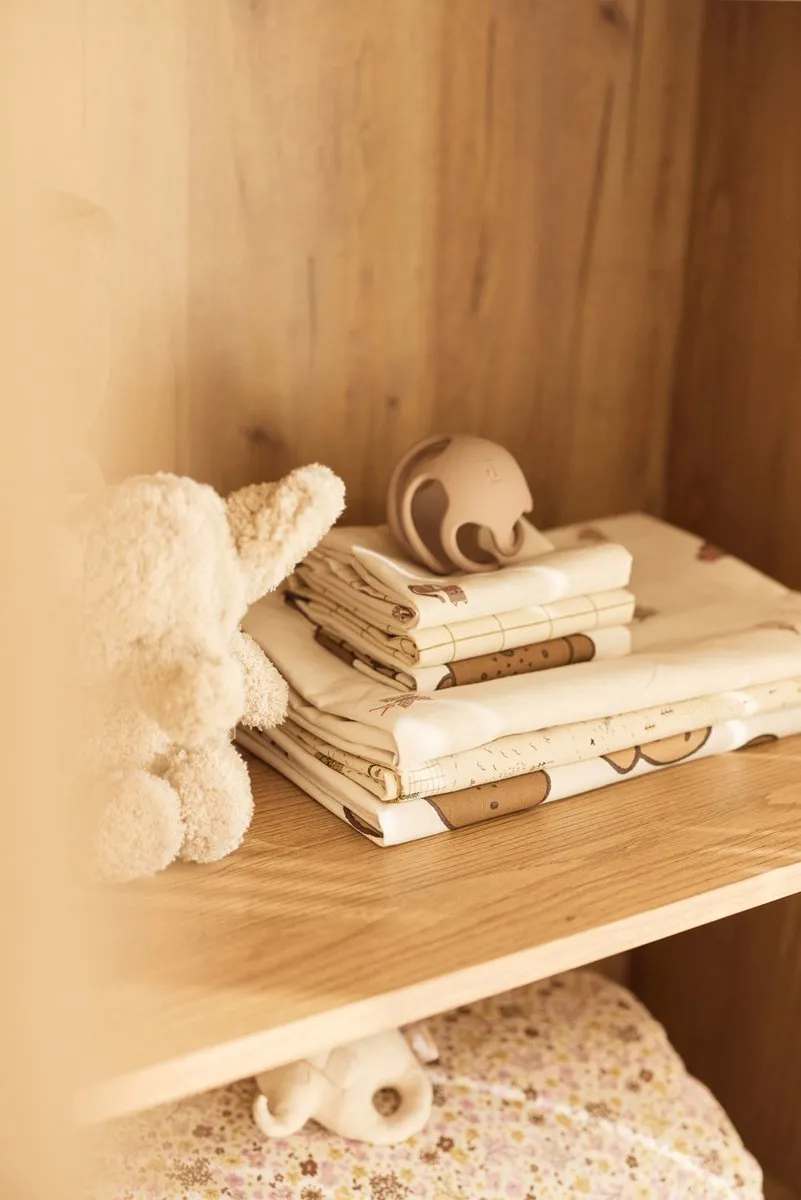 Jollein Dekbedovertrek met sloop - 100x140cm - Tiny Park