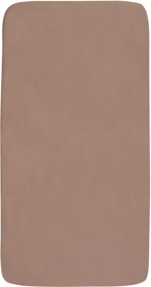 Jollein Hoeslaken Jersey Junior 70/75x140/150cm - Milky Coffee - 2 Stuks