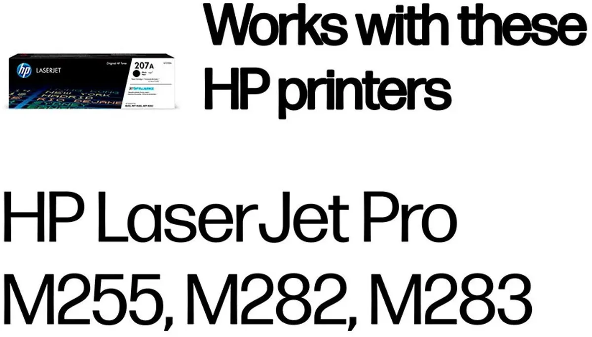 HP 207A Tonercartridge Zwart - W2210A