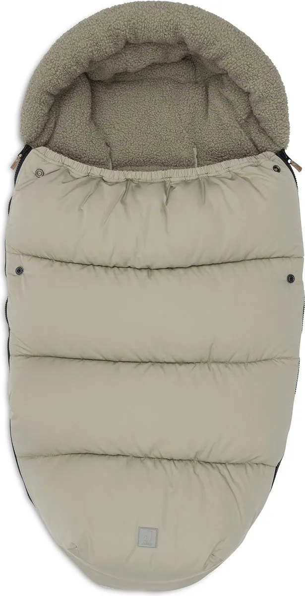 Jollein Voetenzak Buggy Embossed Milky Coffee