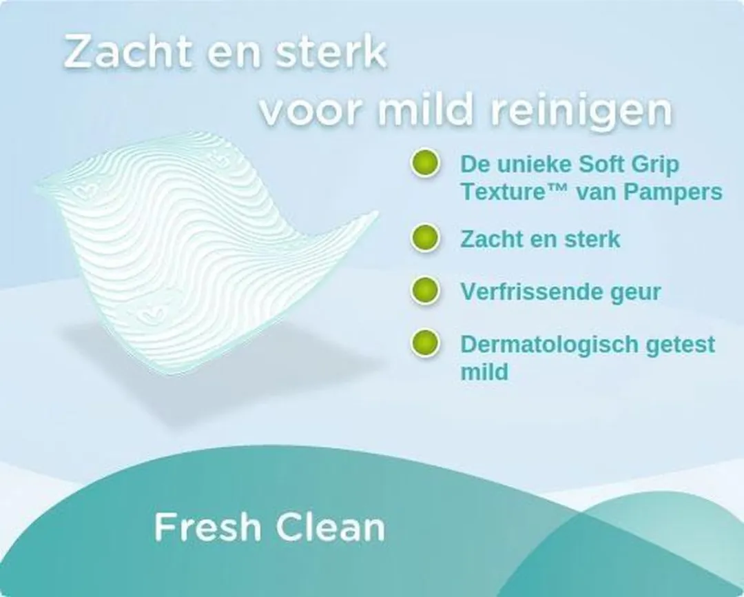 Pampers Complete Clean Billendoekjes - 64 Stuks