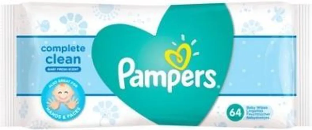 Pampers Complete Clean Billendoekjes - 64 Stuks