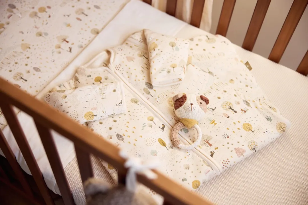 Jollein Slaapzak Baby Tiny Park 70cm - Afritsbare mouw - afbeelding 6 van 6