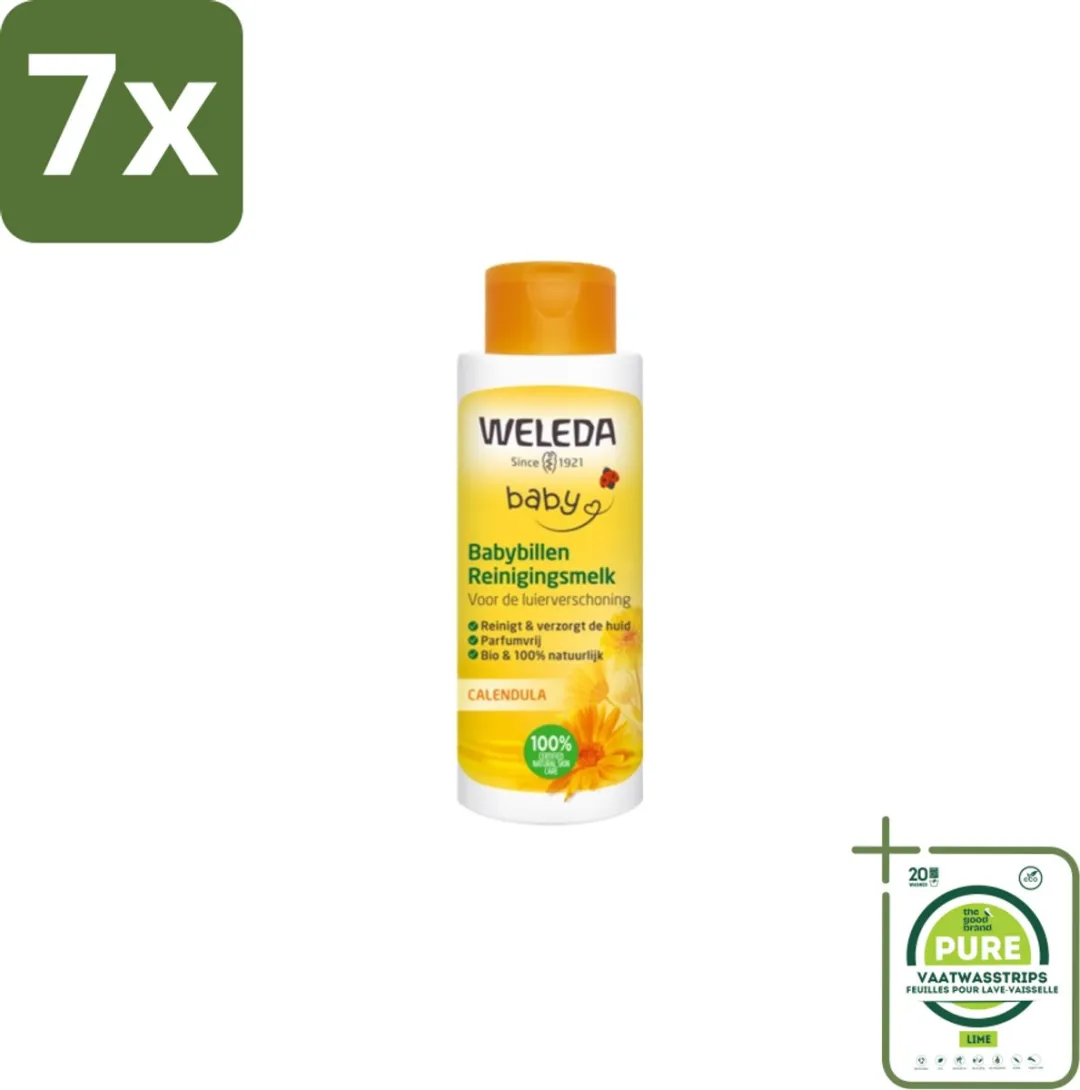 Weleda Reinigingsmelk Babybillen Calendula 400ml