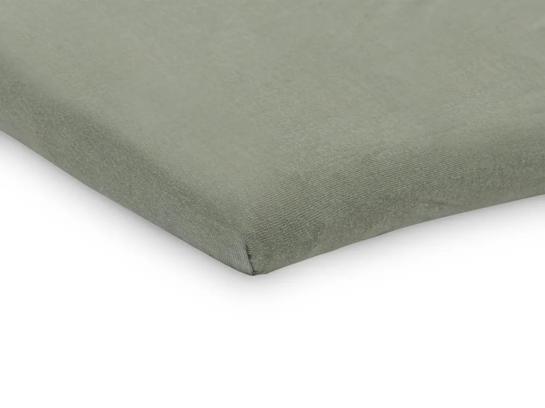Jollein Baby Hoeslaken Boxmatras Jersey Ash Green 75x95cm