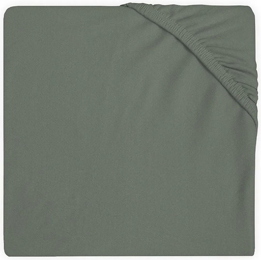 Jollein Baby Hoeslaken Boxmatras Jersey Ash Green 75x95cm