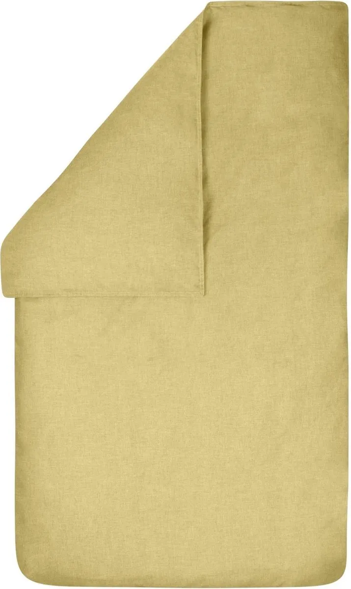BINK Bedding Dekbedovertrek Bo Oker 80x60