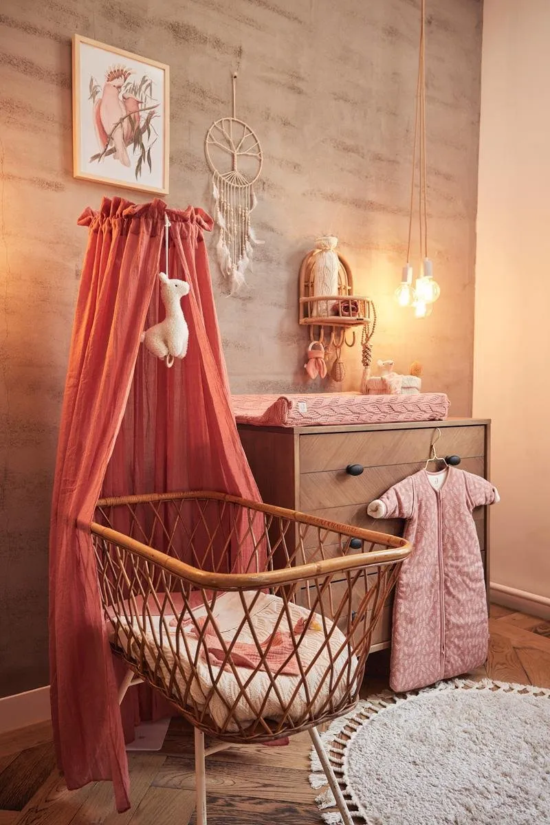 Jollein Baby Sluier Vintage Rosewood - 155cm