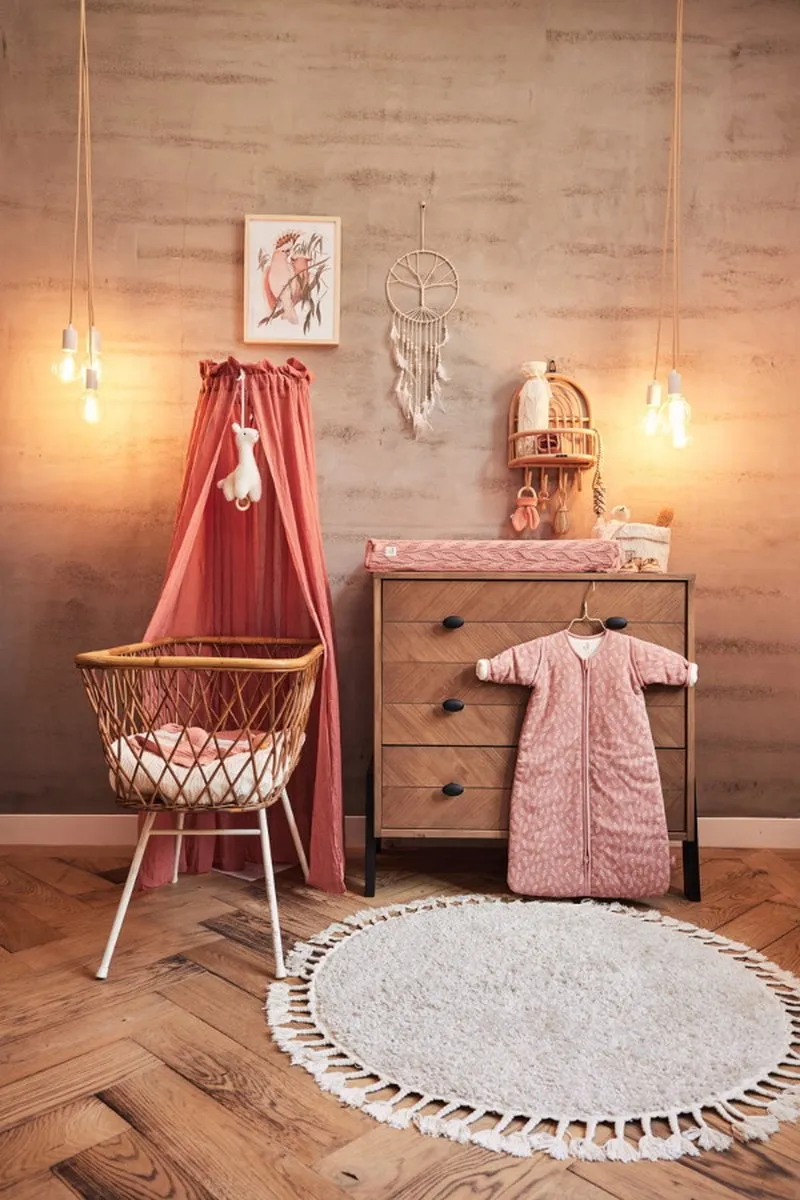 Jollein Baby Sluier Vintage Rosewood - 155cm