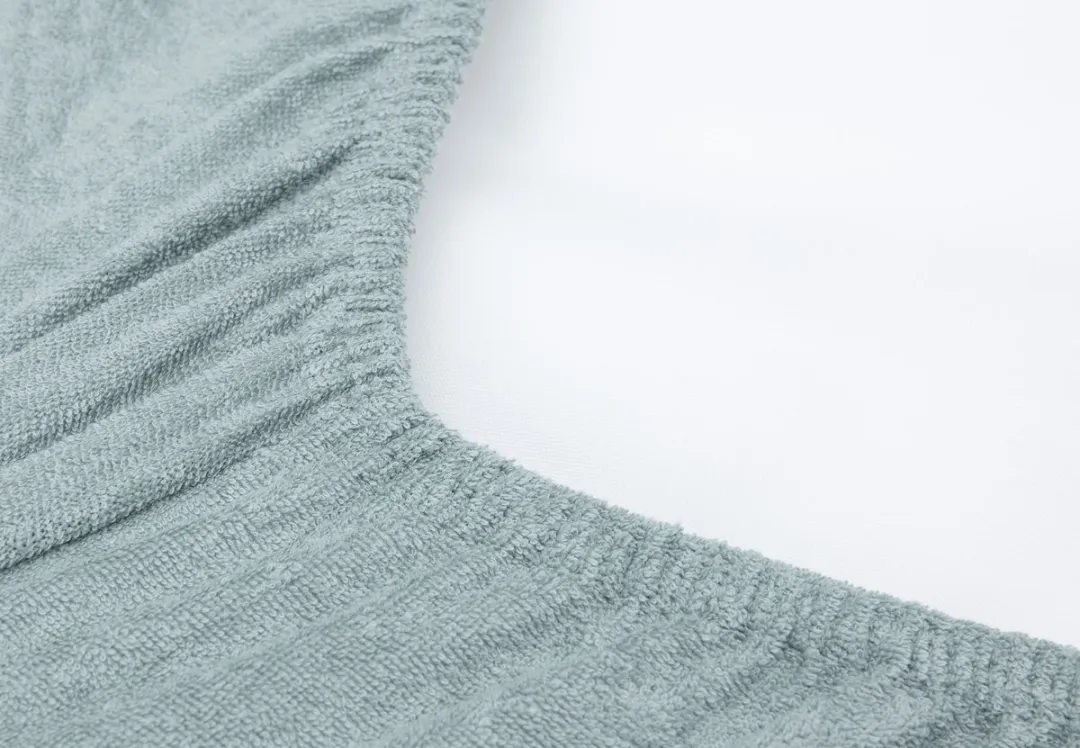 Jollein Aankleedkussenhoes Badstof 50x70cm - Sea Green/Biscuit - 2 Stuks