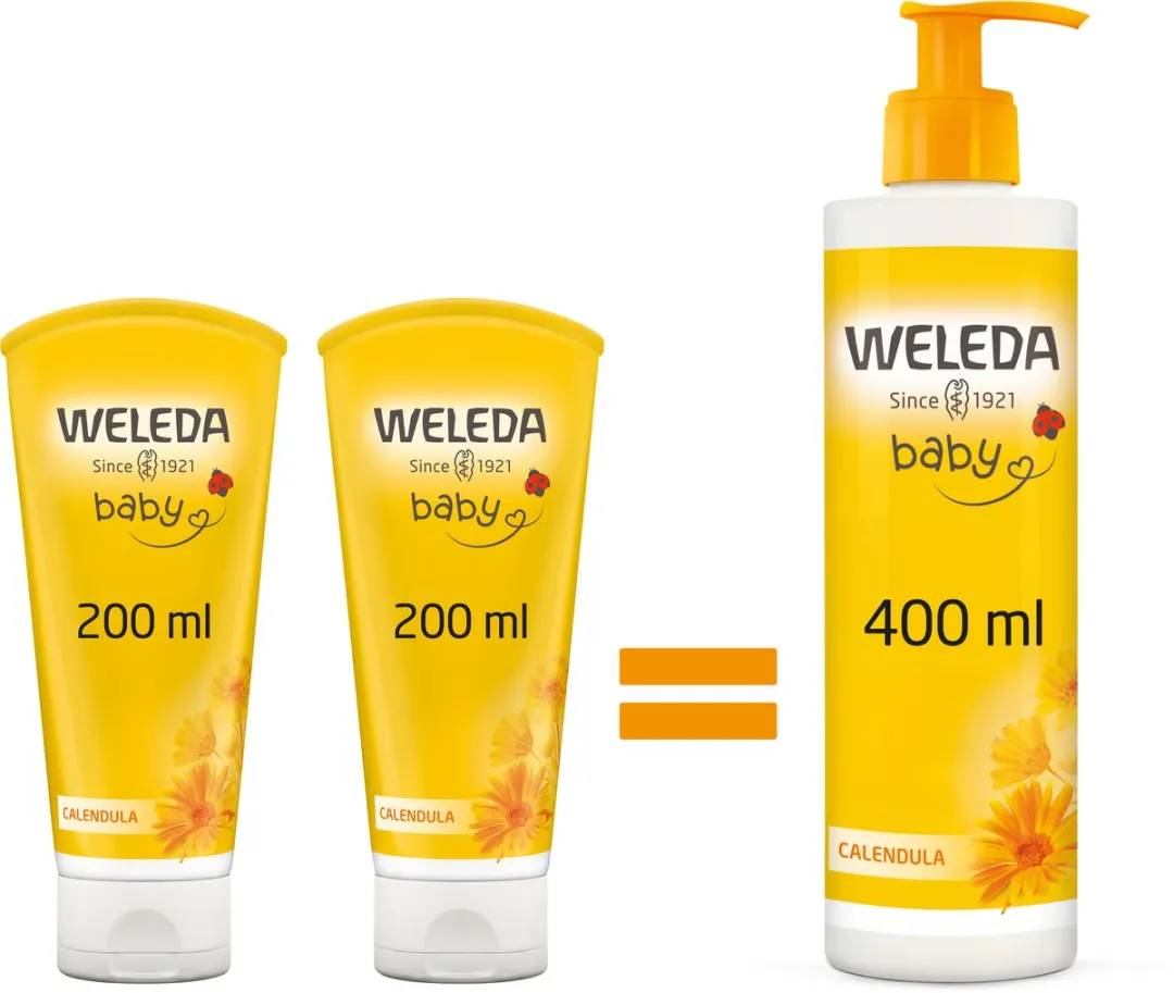 Weleda Babyshampoo & Douchecrème Calendula 400ml