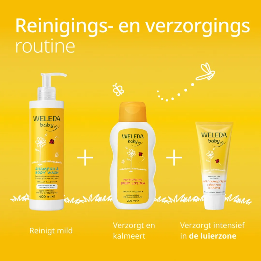 Weleda Babyshampoo & Douchecrème Calendula 400ml