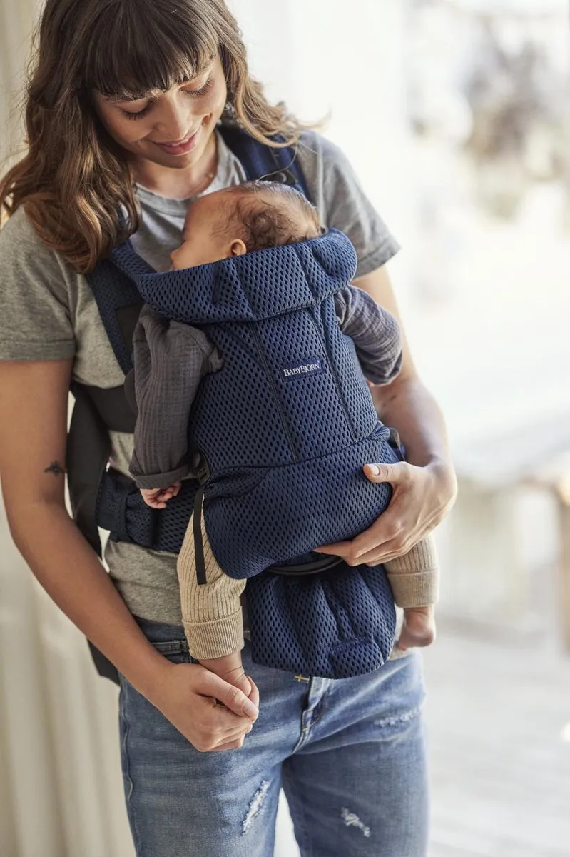 BabyBjörn Draagzak Move 3D Mesh Marineblauw