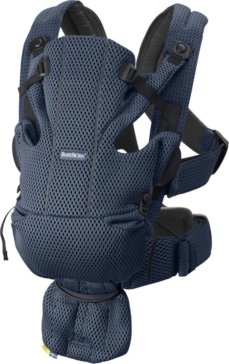 BabyBjörn Draagzak Move 3D Mesh Marineblauw