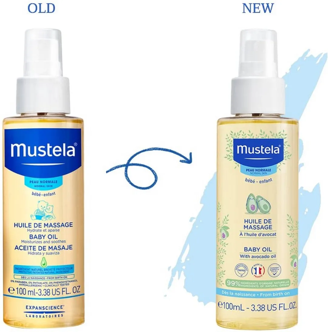 Mustela Massageolie 100ml