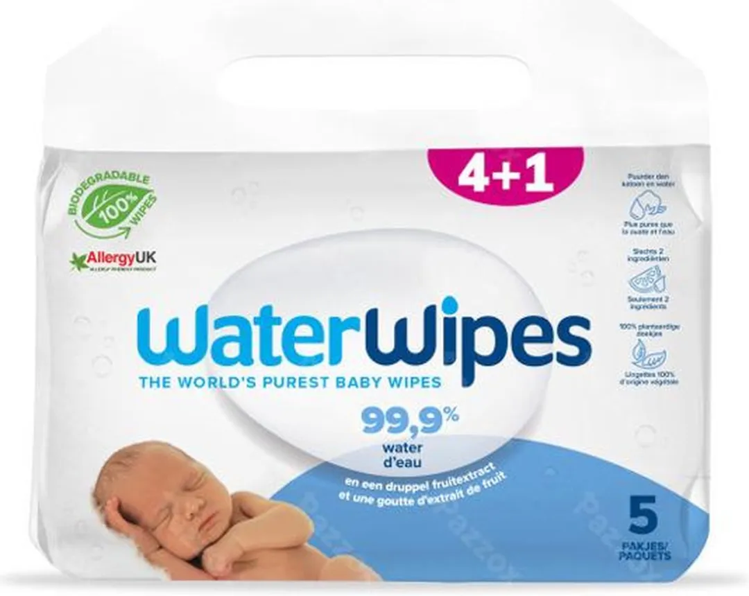 WaterWipes Bio Baby Billendoekjes - 300 Stuks