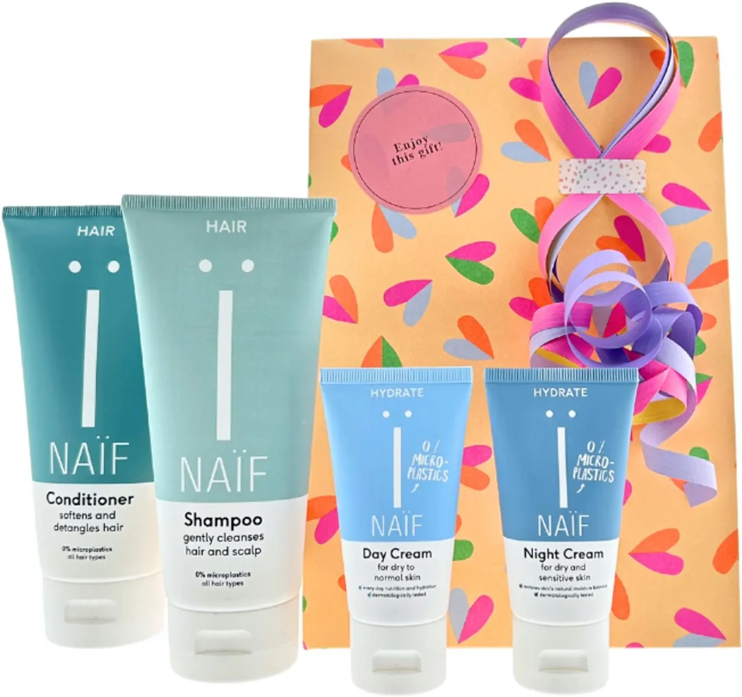 Naïf Cadeauset Self Care Compleet Face & Hair - 4 Stuks