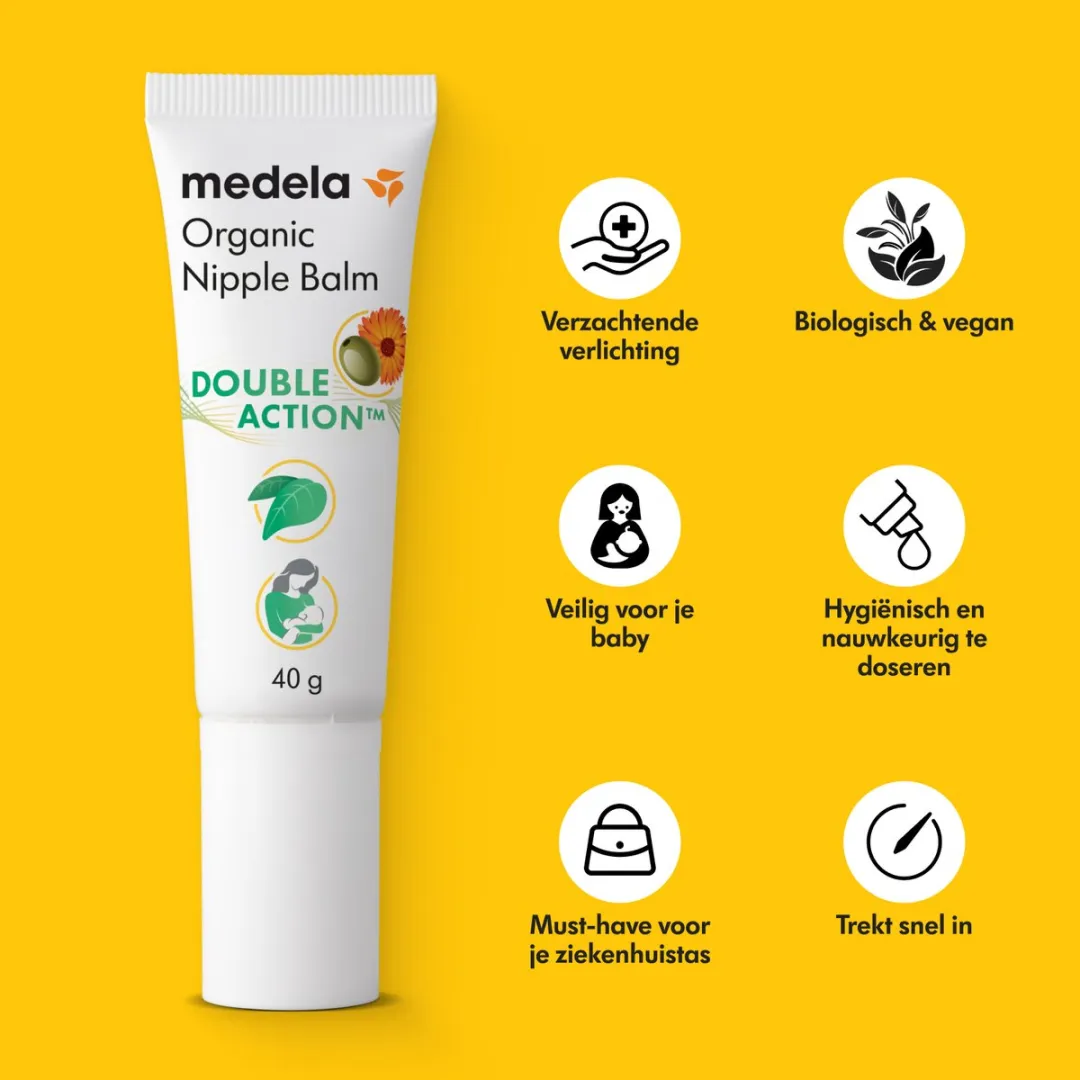 Medela Organic Biologische Tepelzalf - vegan tepelverzorging - 100% natuurlijk - 40g - biologisch